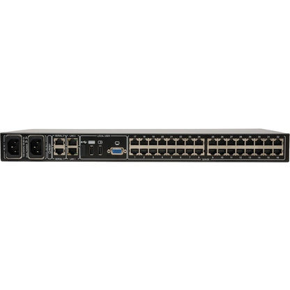 Tripp Lite B072-032-Ip2-K Netcommander 32-Port Cat5 Kvm Over Ip Switch - 2 Remote + 1 Local User, 16 Usb Dongles, 1U Rack-Mount