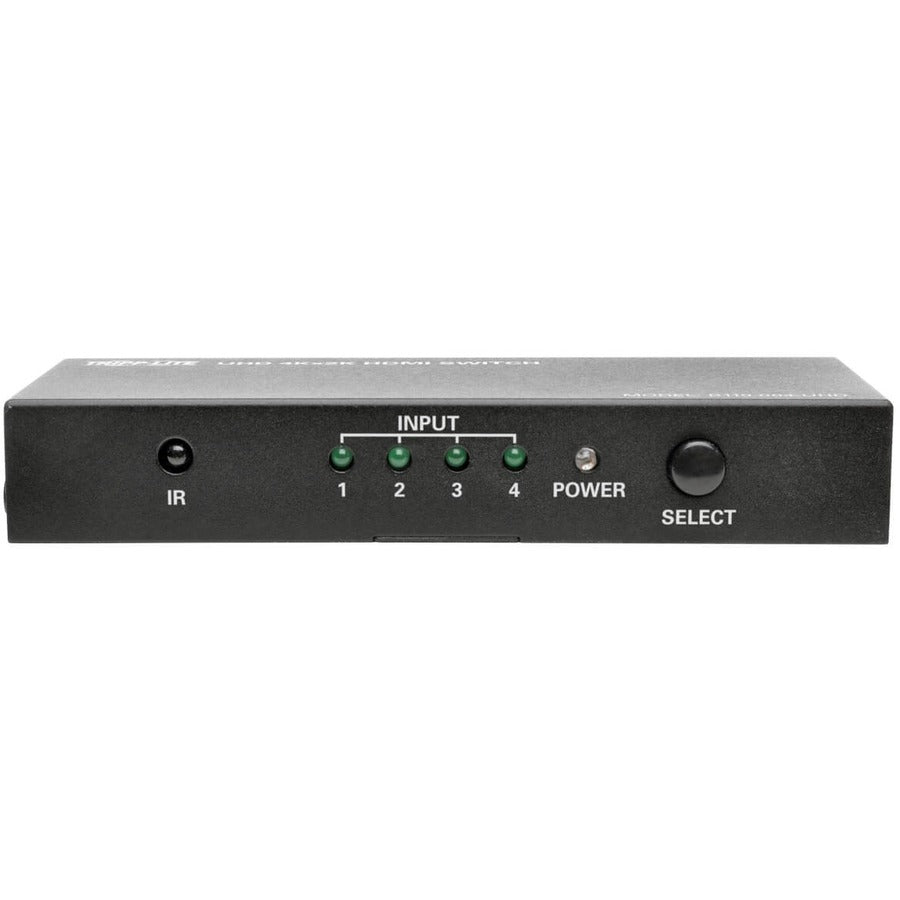 Tripp Lite B119-004-Uhd 4-Port Hdmi Switch With Remote Control - 4K 60 Hz, Uhd, 4:4:4, Hdr, 3D