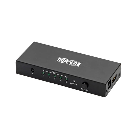 Tripp Lite B119-005-Uhd 5-Port Hdmi Switch With Remote Control - 4K 60 Hz, Uhd, 4:4:4, Hdr, 3D