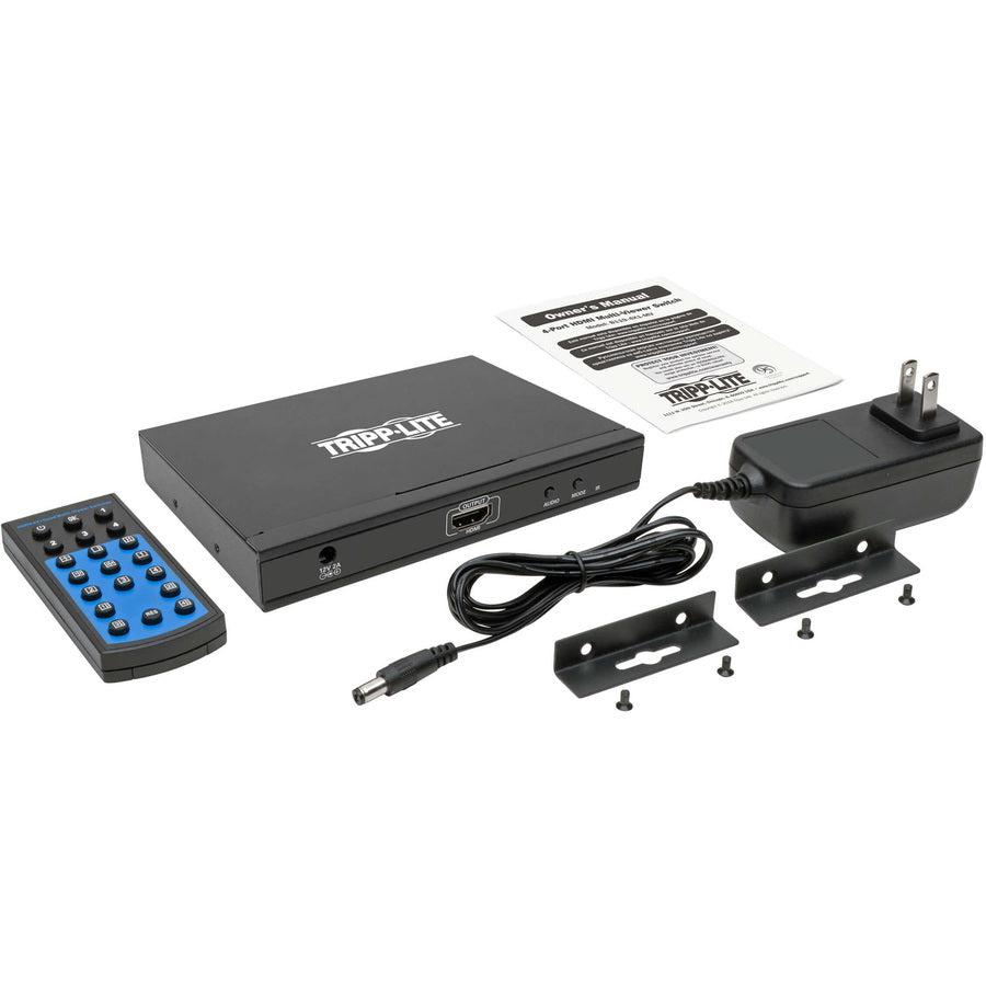 Tripp Lite B119-4X1-Mv 4X1 Hdmi Multi-Viewer With Remote Control - 1080P @ 60 Hz (Hdmi 4Xf/1Xf)