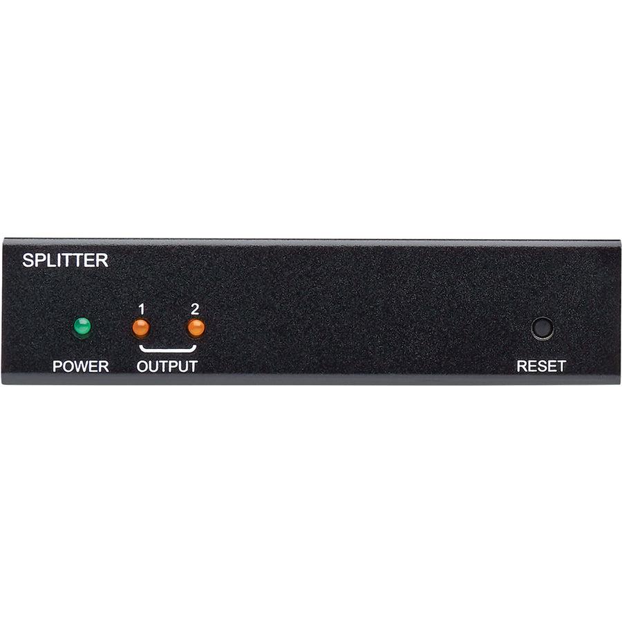 Tripp Lite B127-002-H 2-Port Hdmi Over Cat6 Splitter/Extender, Transmitter For Video/Audio, 4K 60 Hz, Poc, Hdr, 125 Ft., Taa