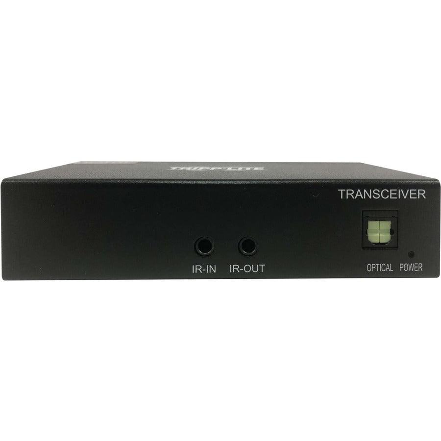 Tripp Lite B127A-110-Bh Hdmi Over Cat6 Receiver With Repeater, 4K 60Hz, Hdr, 4:4:4, Ir Transceiver, Poc, Hdcp 2.2, 230 Ft., Taa