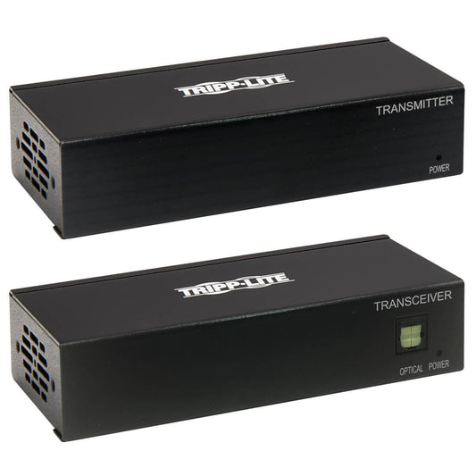 Tripp Lite B127A-111-Bdtd Displayport Over Cat6 Extender Kit, Transmitter And Receiver With Repeater, 4K, 4:4:4, Poc, 230 Ft. (70.1 M), Taa