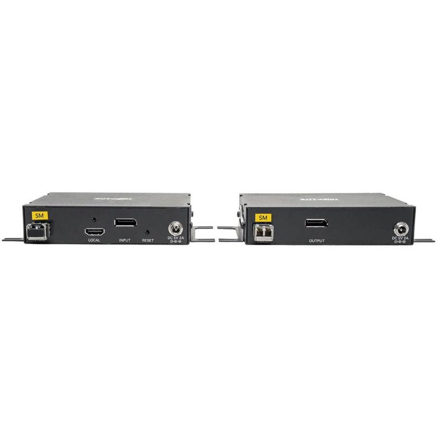 Tripp Lite B127F-1A1-Sm-Dd Displayport Over Fiber Extender Kit, Transmitter/Receiver, 4K, 4:4:4, Singlemode Lc, Up To 6.2 Mi., Taa