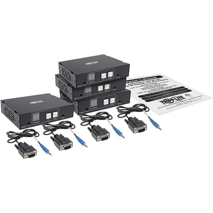 Tripp Lite B160-103-Hdsi 3 Port Hdmi Over Cat5/6 Switch/Extender Kit, 1080P 60 Hz, Serial And Ir Control, 656 Ft. (200 M), Taa