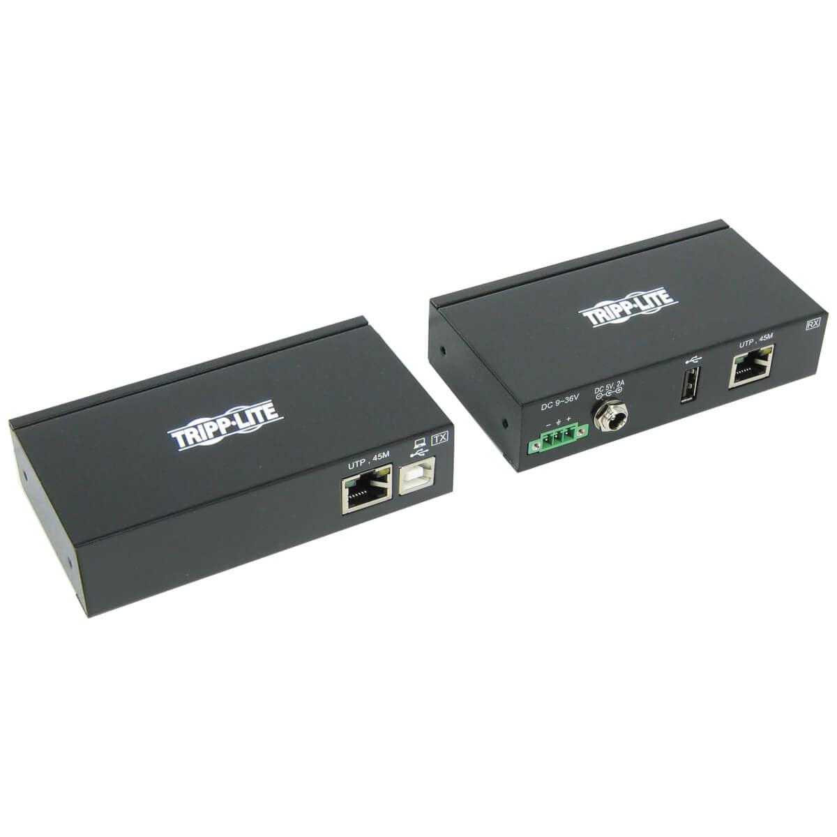 Tripp Lite B203-101-Ind 1-Port Industrial Usb Over Cat6 Extender, Esd Protection, Poc - Usb 2.0, Mountable, 150 Ft. (45.72 M), Taa