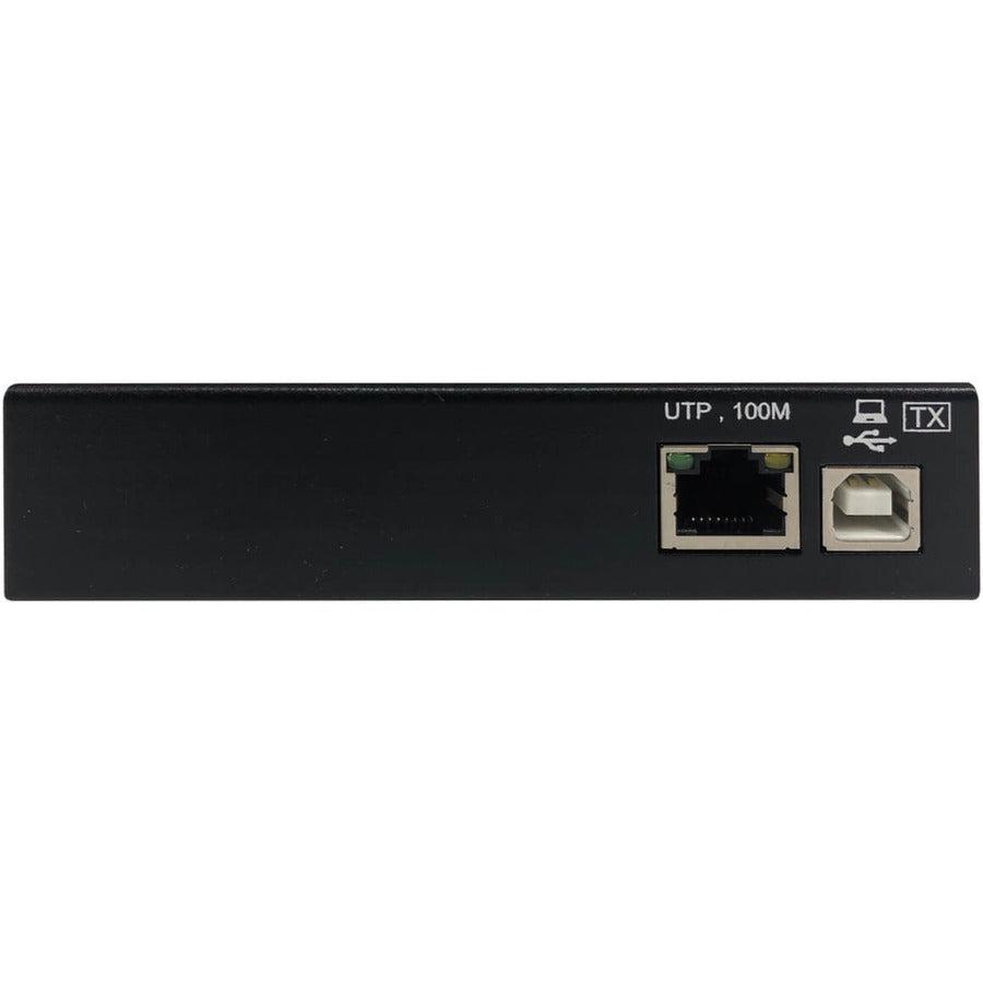Tripp Lite B203-104-Ind-Er 4-Port Industrial Usb Over Cat6 Extender, Esd Protection, Poc - Usb 2.0, Mountable, 330 Ft., Taa
