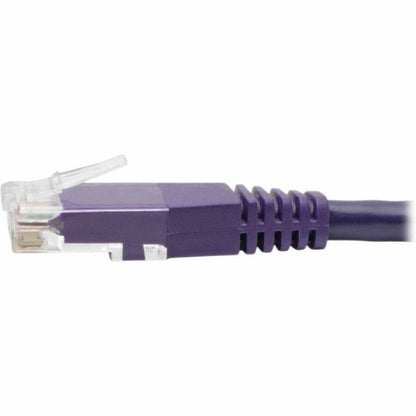 Tripp Lite Cat5 / Cat5E / Cat6 Gigabit Molded Utp Ethernet Patch Cable, 24 Awg, 550 Mhz/1 Gbps (Rj45 M/M), Purple, 15.24 M