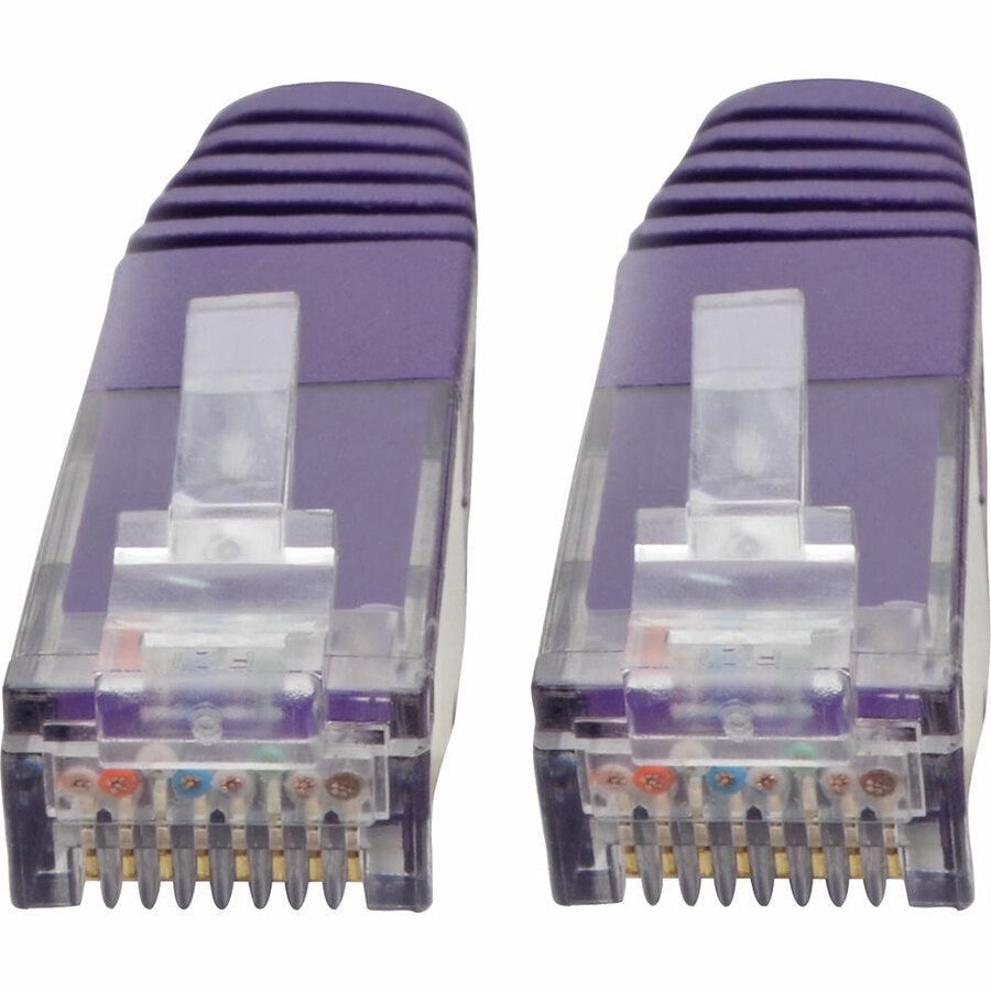 Tripp Lite Cat5 / Cat5E / Cat6 Gigabit Molded Utp Ethernet Patch Cable, 24 Awg, 550 Mhz/1 Gbps (Rj45 M/M), Purple, 15.24 M