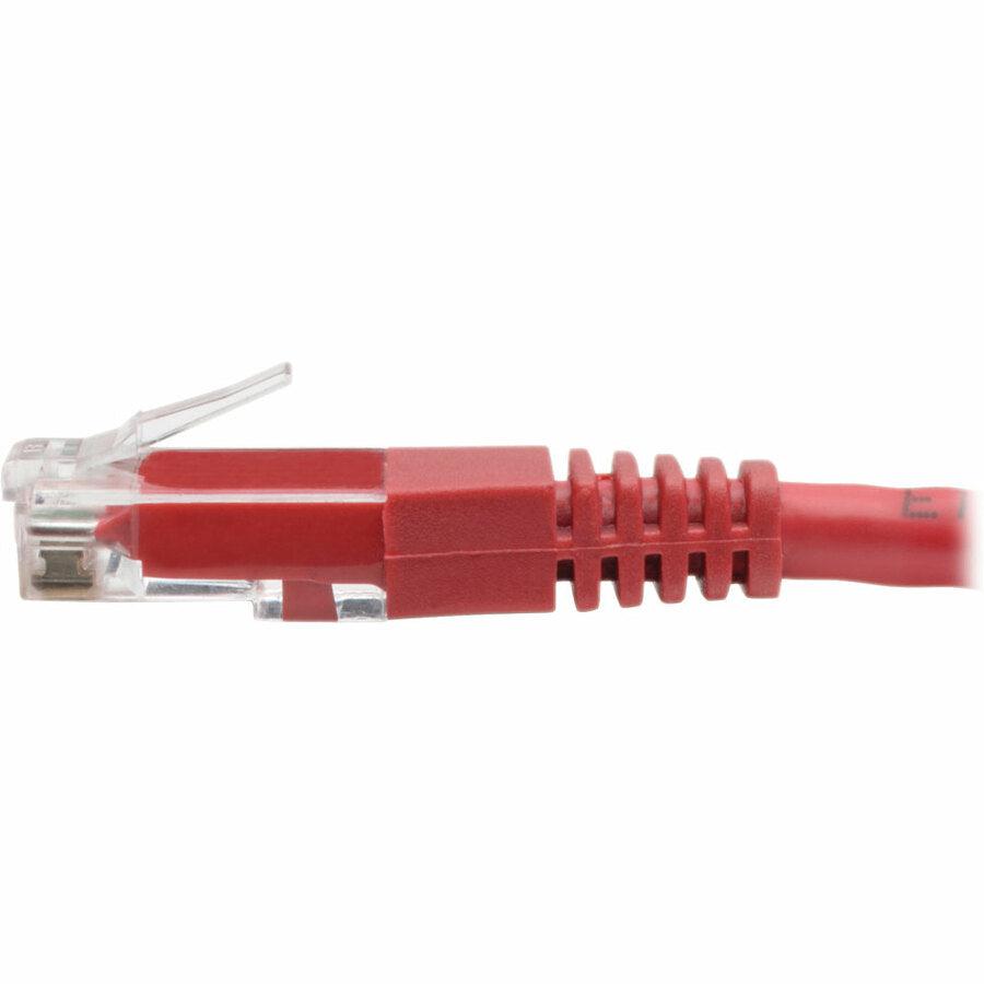 Tripp Lite Cat5 / Cat5E / Cat6 Gigabit Molded Utp Ethernet Patch Cable, 24 Awg, 550 Mhz/1 Gbps (Rj45 M/M), Red, 15.24 M