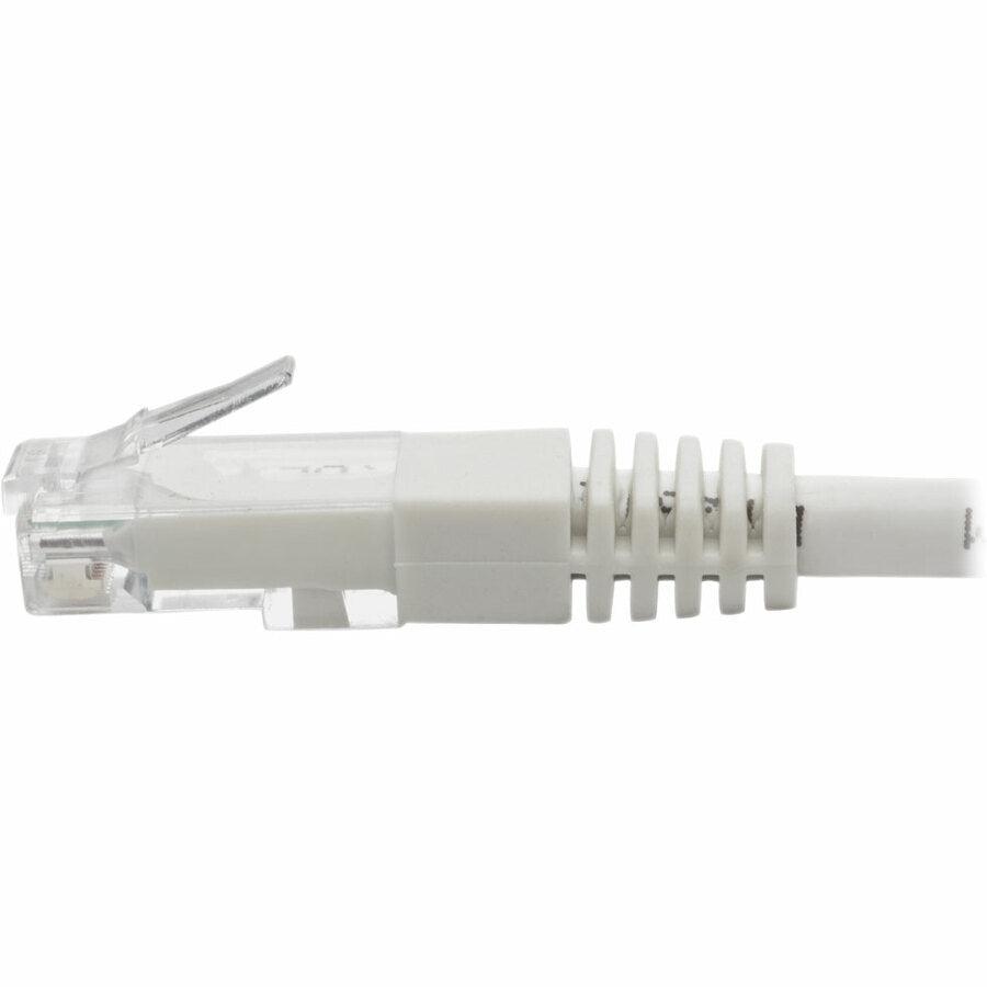 Tripp Lite Cat5 / Cat5E / Cat6 Gigabit Molded Utp Ethernet Patch Cable, 24 Awg, 550 Mhz/1 Gbps (Rj45 M/M), White, 30.5 M