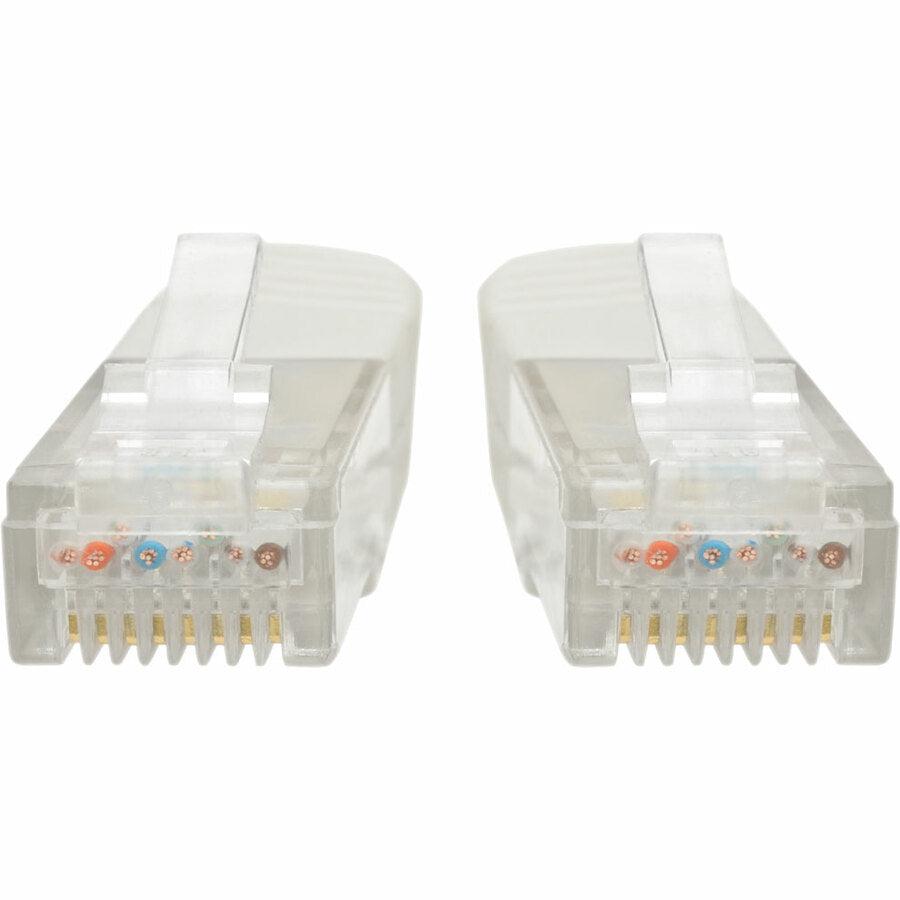 Tripp Lite Cat5 / Cat5E / Cat6 Gigabit Molded Utp Ethernet Patch Cable, 24 Awg, 550 Mhz/1 Gbps (Rj45 M/M), White, 30.5 M