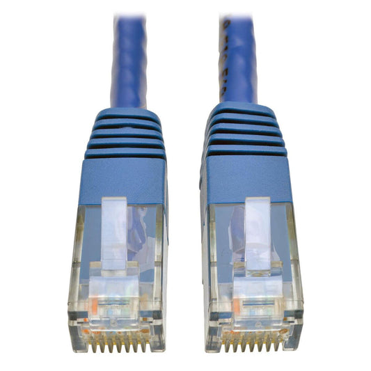 Tripp Lite Cat5 / Cat5E / Cat6 Gigabit Molded Utp Ethernet Patch Cable, 24 Awg, 550 Mhz/1 Gbps (Rj45 M/M), Blue, 22.86 M