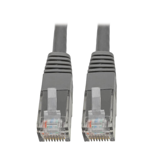 Tripp Lite Cat5 / Cat5E / Cat6 Gigabit Molded Utp Ethernet Patch Cable, 24 Awg, 550 Mhz/1 Gbps (Rj45 M/M), Grey, 15.24 M