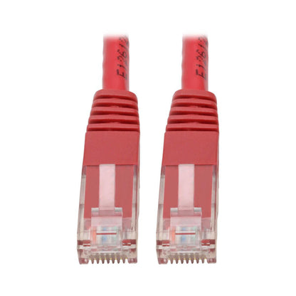 Tripp Lite Cat5 / Cat5E / Cat6 Gigabit Molded Utp Ethernet Patch Cable, 24 Awg, 550 Mhz/1 Gbps (Rj45 M/M), Red, 15.24 M