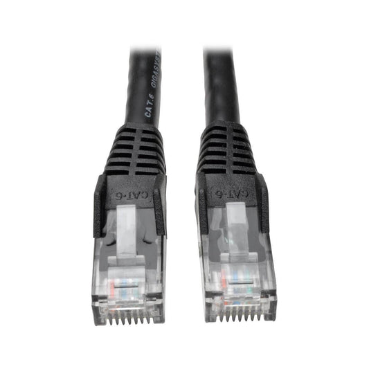 Tripp Lite Cat6 Gigabit Snagless Molded Utp Ethernet Patch Cable, 24 Awg, 550 Mhz/1 Gbps (Rj45 M/M), Black, 4.27 M