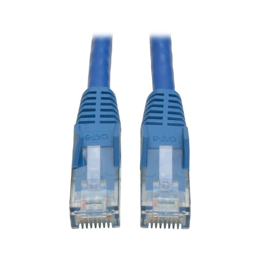 Tripp Lite Cat6 Gigabit Snagless Molded Utp Ethernet Patch Cable, 24 Awg, 550 Mhz/1 Gbps (Rj45 M/M), Blue, 3.66 M