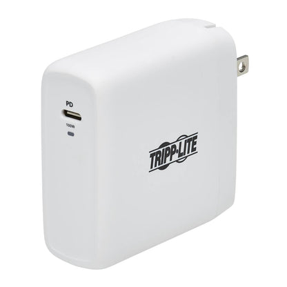Tripp Lite Compact 1-Port Usb-C Wall Charger - Gan Technology, 100W Pd3.0 Charging, White
