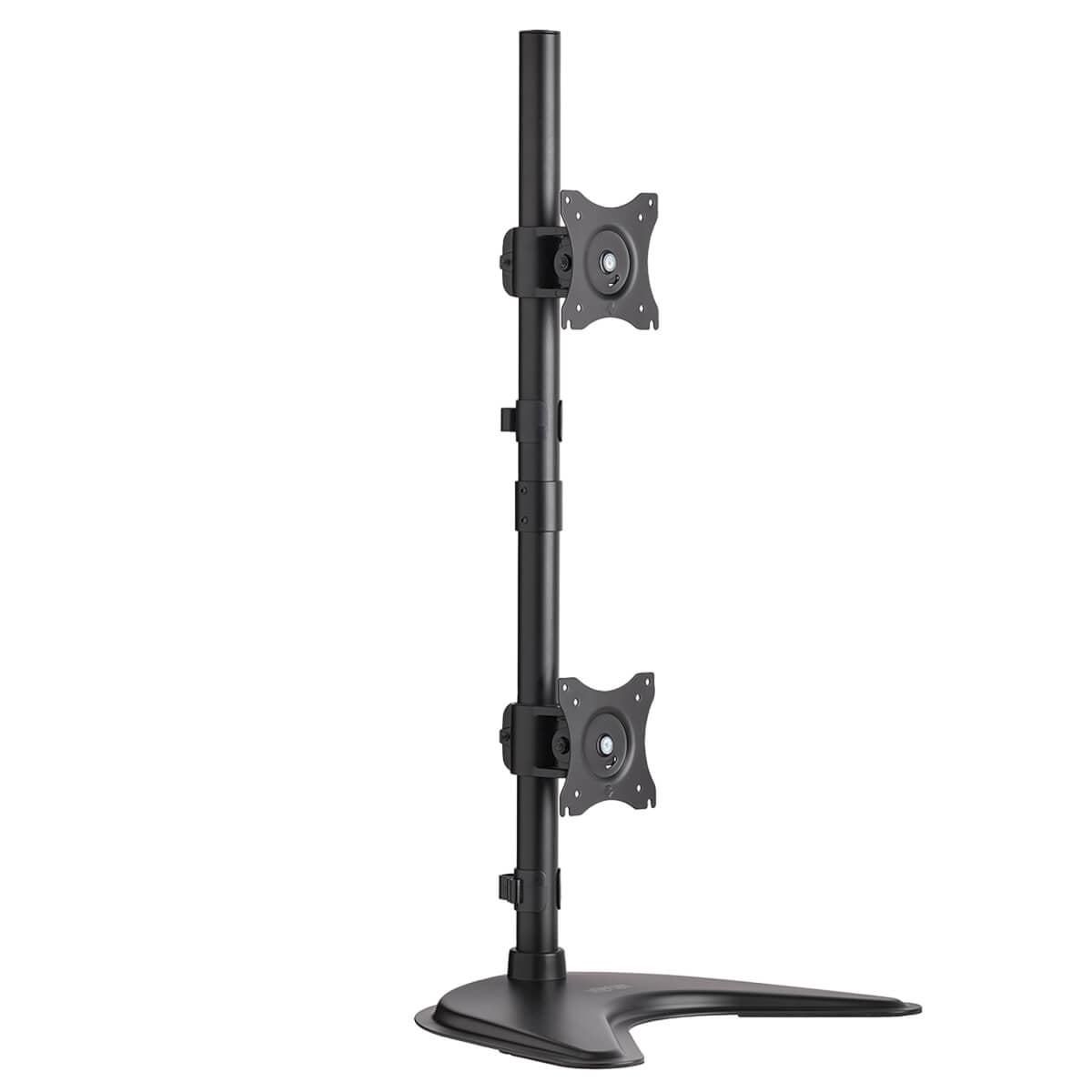 Tripp Lite Ddr1527Sdc Dual Vertical Flat-Screen Desk Stand/Clamp Mount, 15 In. To 27 In. Flat-Screen Displays