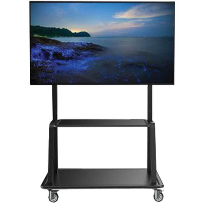Tripp Lite Dmcs60105Xxdd Heavy-Duty Rolling Tv Cart For 60” To 105” Flat-Screen Displays, Locking Casters, Black