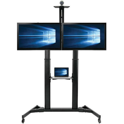 Tripp Lite Dmcsd3545M Rolling Dual-Screen Tv/Monitor Cart - For Two 35" To 45" Tvs And Monitors, Side-By-Side Mounting