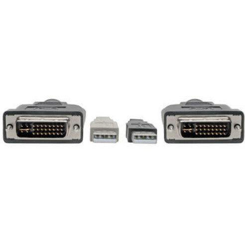 Tripp Lite Dvi To Usb-A Dual Kvm Cable Kit - (2X Male/2X Male), 1920 X 1200 (1080P) @ 60 Hz, 3.05 M