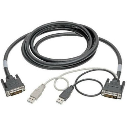 Tripp Lite Dvi To Usb-A Dual Kvm Cable Kit - (2X Male/2X Male), 1920 X 1200 (1080P) @ 60 Hz, 3.05 M