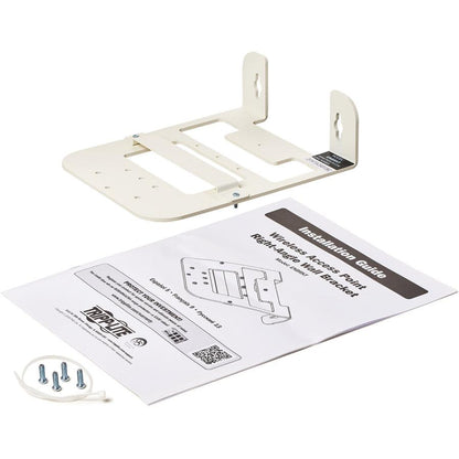 Tripp Lite Enbrkt Universal Wall Bracket For Wireless Access Point - Right Angle, Steel, White