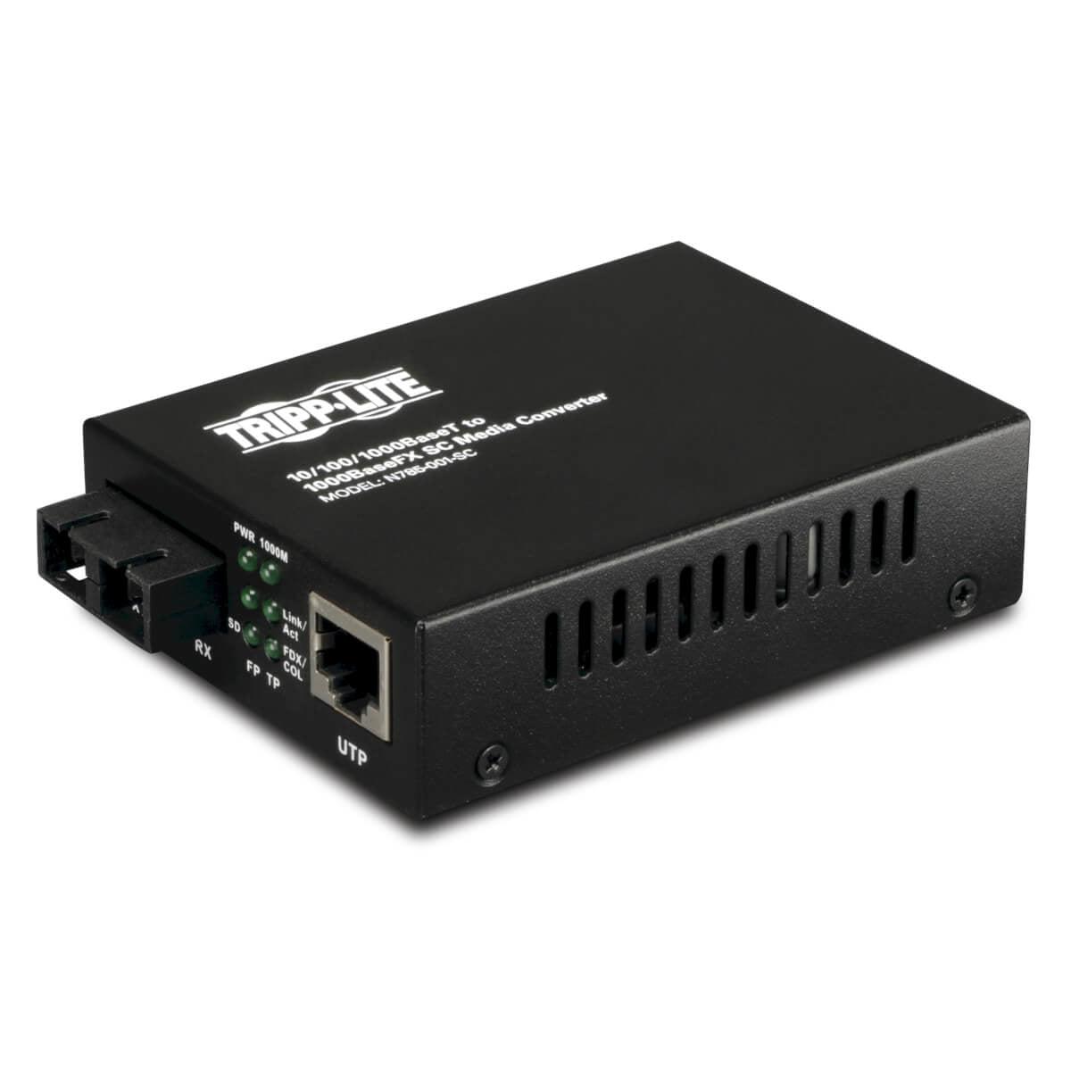 Tripp Lite Fiber Optic - 10/100/1000Baset To 1000Basefx-Sc Gigabit Media Converter