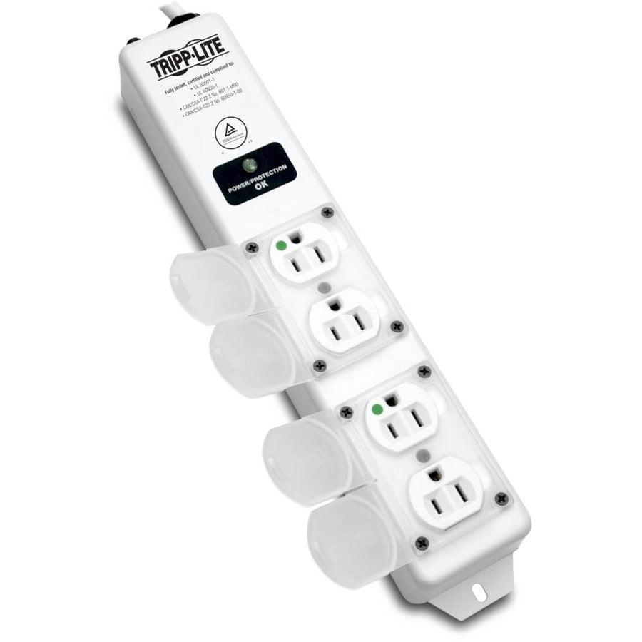 Tripp Lite 4 Outlet Medical Grade Surge Protector Power Strip