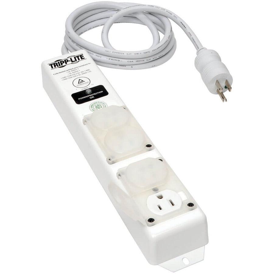 Tripp Lite For Patient-Care Vicinity - Ul 60601-1 Medical-Grade Power Strip With Surge Protection And 4 Hospital Grade Outlets, 1410 Joules
