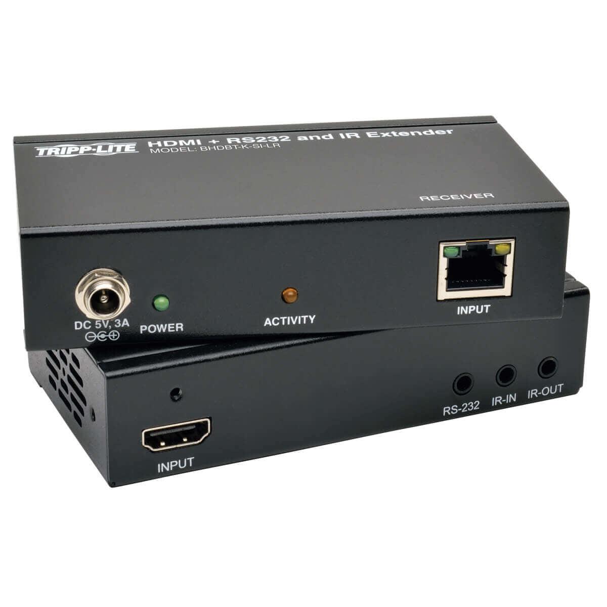 Tripp Lite Hdbaset Hdmi Over Cat5E/6/6A Extender Kit With Serial And Ir Control, 4K X 2K Uhd / 1080P, Up To 328-Ft. (100M)