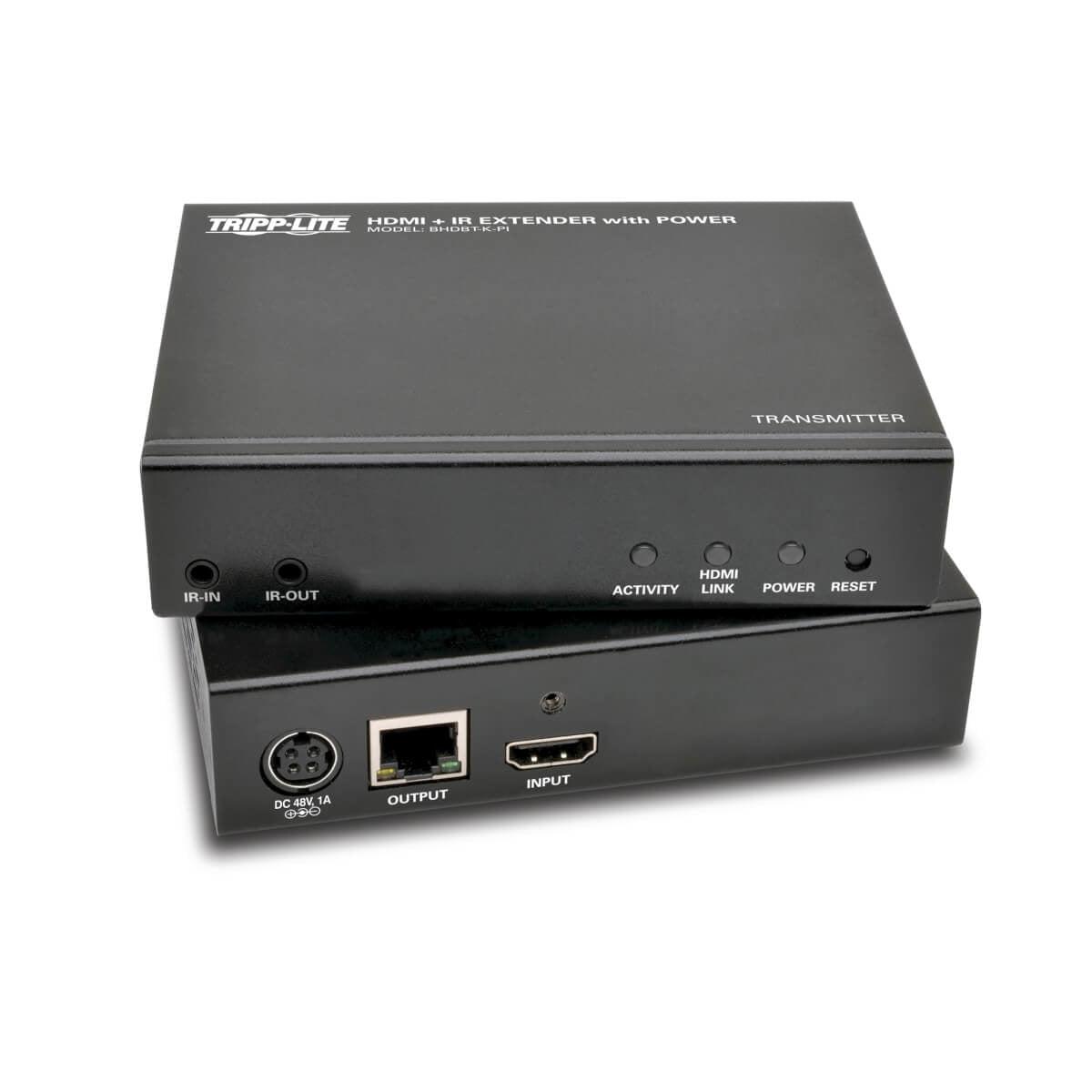 Tripp Lite Hdbaset Class B (Hdbaset-Lite) Hdmi Over Cat5E/6/6A Extender Kit W/Power & Ir Control, 4K X 2K Uhd / 1080P, Up To 70.1 M (230-Ft.)