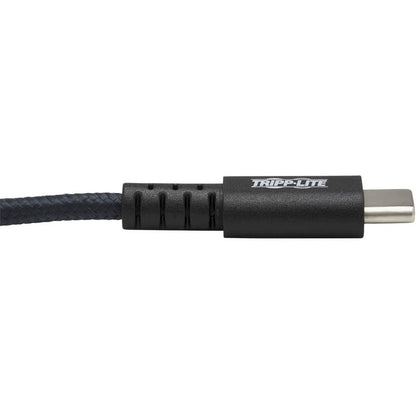 Tripp Lite Heavy-Duty Usb-A To Usb-C Cable - M/M, Usb 2.0, Uhmwpe And Aramid Fibers, Grey, 0.9 M