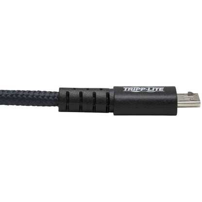 Tripp Lite Heavy-Duty Usb-A To Usb Micro-B Cable - M/M, Usb 2.0, Uhmwpe And Aramid Fibers, Grey, 0.9 M