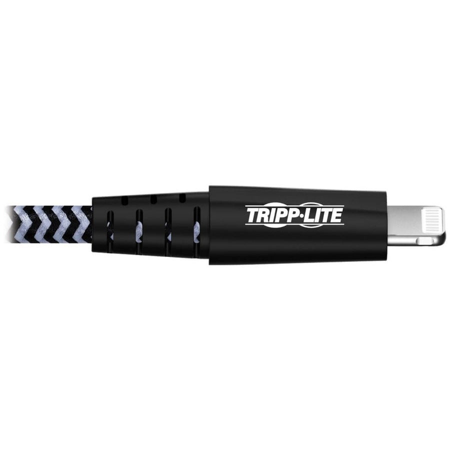 Tripp Lite M100-003-Hd Heavy-Duty Usb-A To Lightning Sync/Charge Cable, Mfi Certified - M/M, Usb 2.0, 3 Ft. (0.91 M)