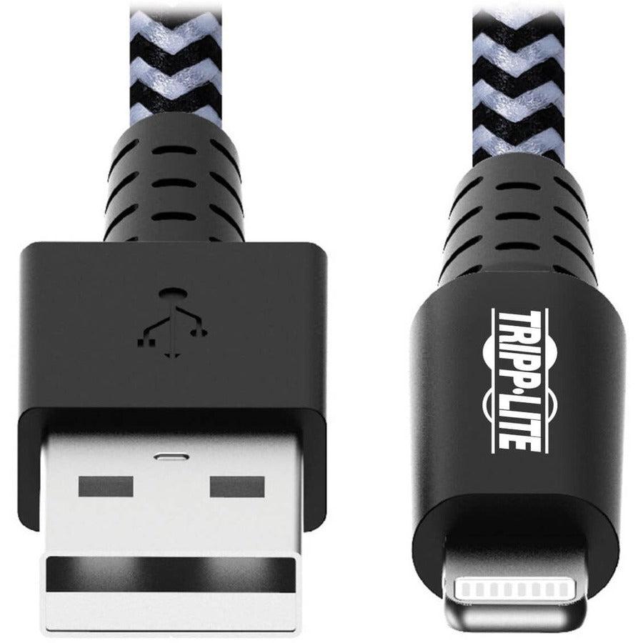 Tripp Lite M100-003-Hd Heavy-Duty Usb-A To Lightning Sync/Charge Cable, Mfi Certified - M/M, Usb 2.0, 3 Ft. (0.91 M)