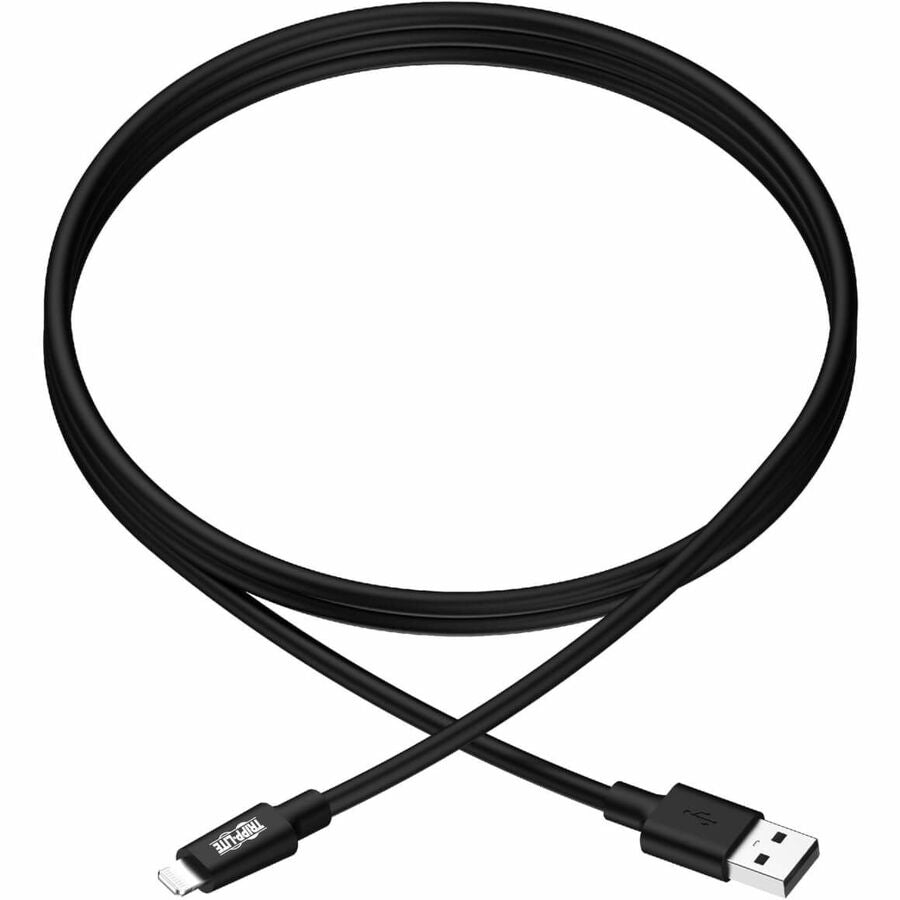 Tripp Lite M100-010-Bk Usb-A To Lightning Sync/Charge Cable, Mfi Certified - Black, M/M, Usb 2.0, 10 Ft. (3.05 M)