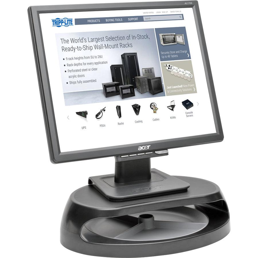 Tripp Lite Mr1208Tray Universal Monitor Riser With Accessory Tray