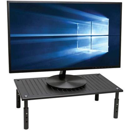 Tripp Lite Mr1812M Monitor Riser For Desk, 18 X 11 In. - Height Adjustable, Metal, Black
