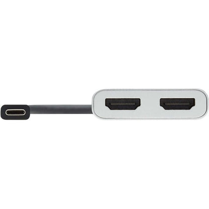 Tripp Lite Mtb3-002-Hd Dual-Monitor Thunderbolt 3 To Hdmi Adapter (M/2Xf) - 4K 60 Hz, 4:4:4, Silver