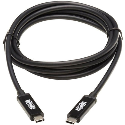 Tripp Lite Mtb3-02M-5A-Ab Thunderbolt 3 Active Cable (M/M) - 40 Gbps, 5A 100W Power Delivery, 4K/60 Hz, 2M (6.56 Ft.), Black