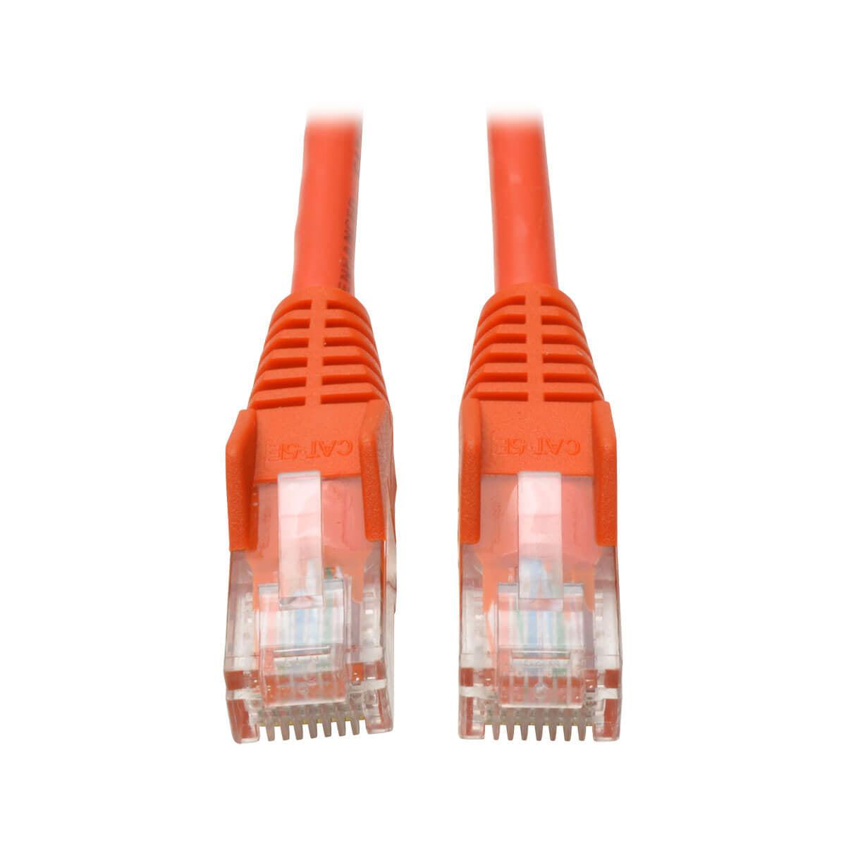 Tripp Lite N001-003-Or Cat5E 350 Mhz Snagless Molded (Utp) Ethernet Cable (Rj45 M/M) - Orange, 3 Ft. (0.91 M)