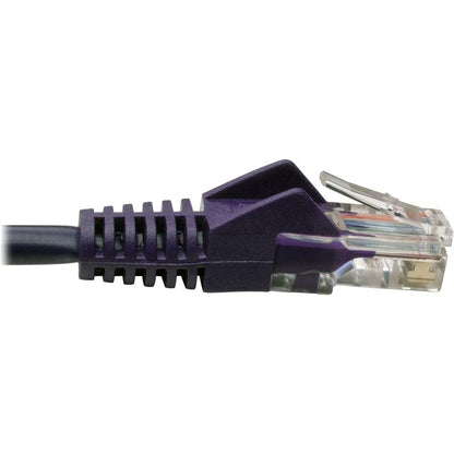 Tripp Lite N001-003-Pu Cat5E 350 Mhz Snagless Molded (Utp) Ethernet Cable (Rj45 M/M) - Purple, 3 Ft. (0.91 M)