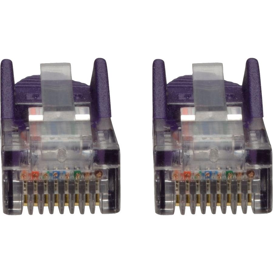 Tripp Lite N001-003-Pu Cat5E 350 Mhz Snagless Molded (Utp) Ethernet Cable (Rj45 M/M) - Purple, 3 Ft. (0.91 M)