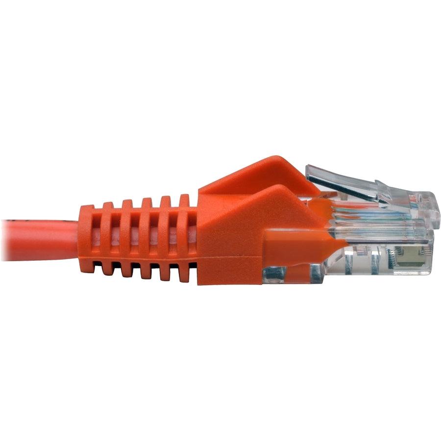 Tripp Lite N001-005-Or Cat5E 350 Mhz Snagless Molded (Utp) Ethernet Cable (Rj45 M/M) - Orange, 5 Ft. (1.52 M)