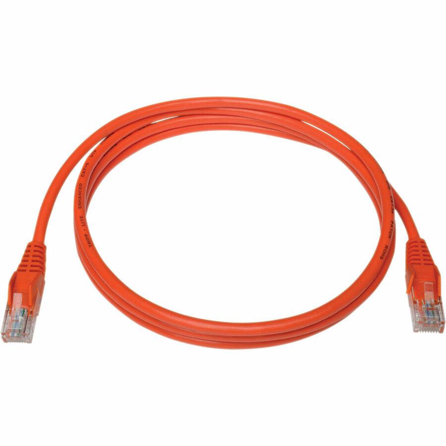 Tripp Lite N001-006-Or Cat5E 350 Mhz Snagless Molded (Utp) Ethernet Cable (Rj45 M/M) - Orange, 6 Ft. (1.83 M)