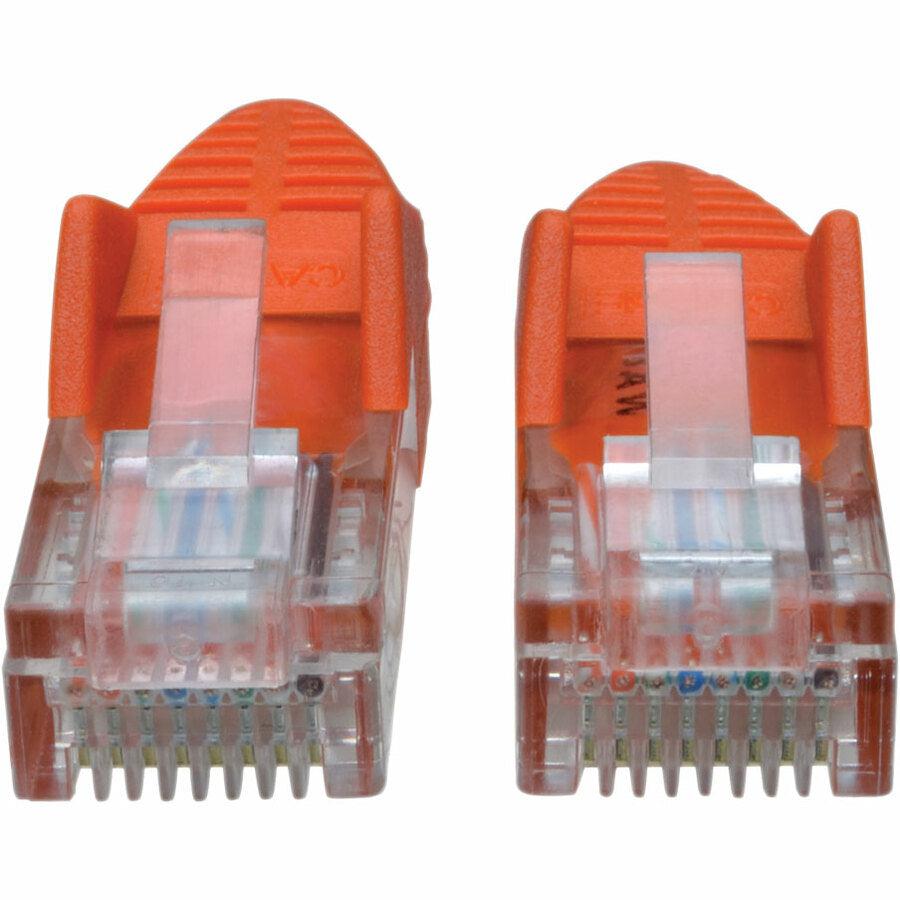 Tripp Lite N001-015-Or Cat5E 350 Mhz Snagless Molded (Utp) Ethernet Cable (Rj45 M/M) - Orange, 15 Ft. (4.57 M)