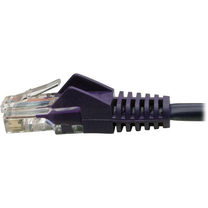 Tripp Lite N001-025-Pu Cat5E 350 Mhz Snagless Molded (Utp) Ethernet Cable (Rj45 M/M) - Purple, 25 Ft. (7.62 M)