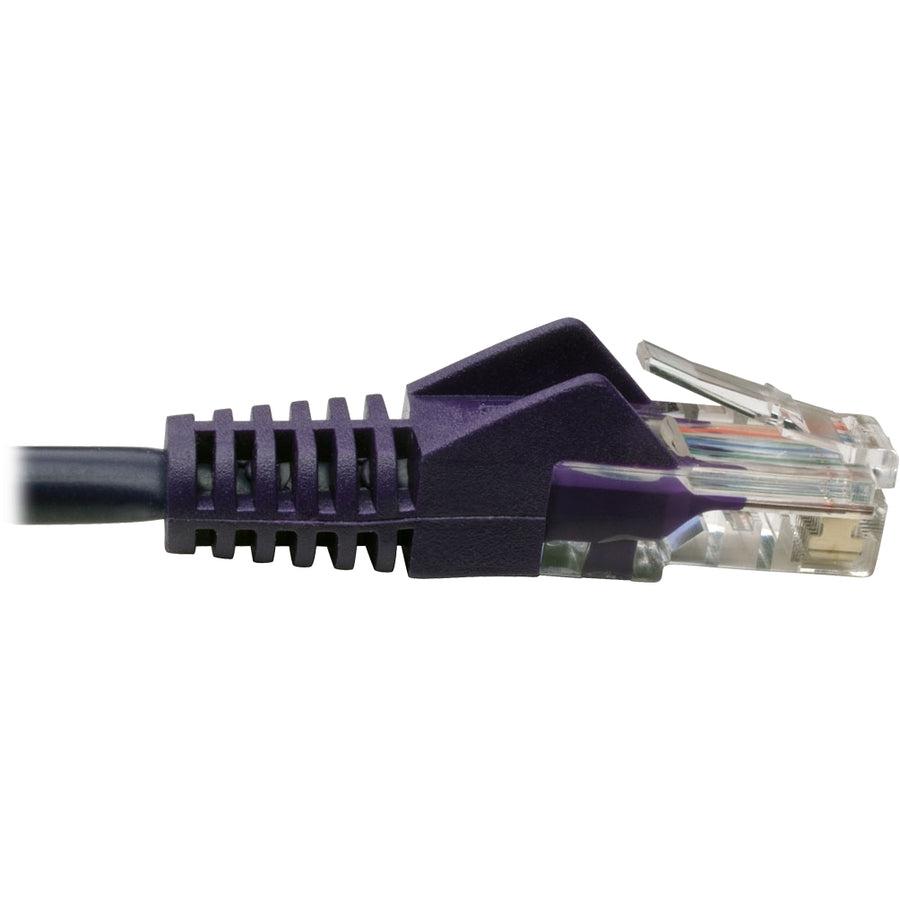 Tripp Lite N001-025-Pu Cat5E 350 Mhz Snagless Molded (Utp) Ethernet Cable (Rj45 M/M) - Purple, 25 Ft. (7.62 M)